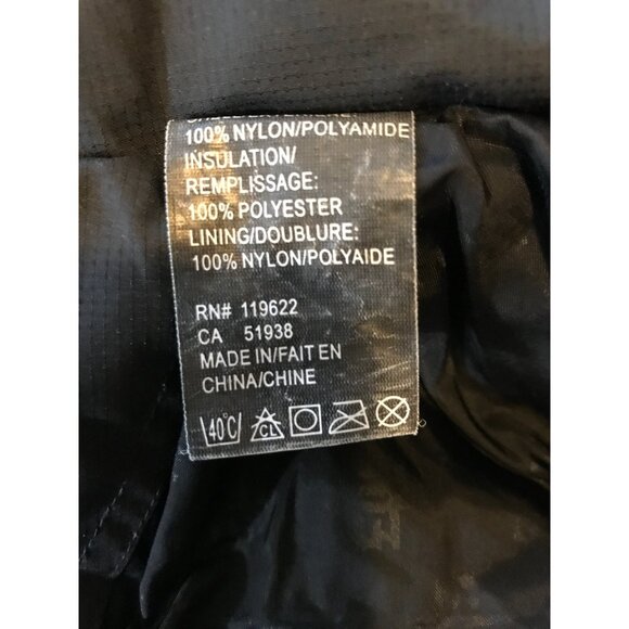 Retro M3 Millennium Three Medium BLACK Jacket Winter Warm PUFFER Coat Waterproof - Picture 16 of 16